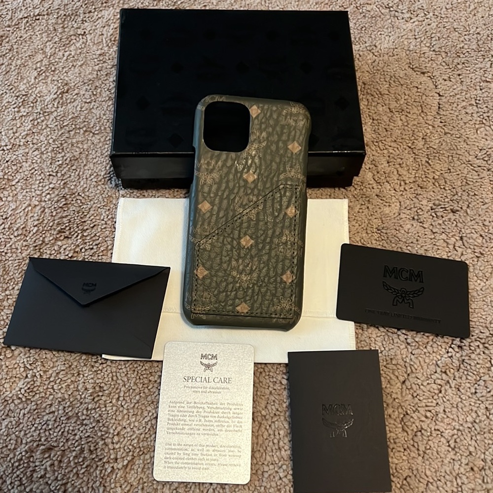 Last one!MCM sea turtle iPhone 11 Pro case $130